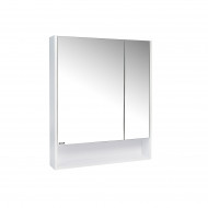Зеркальный Шкаф VIANT  "Мальта" 70 правый/левый без света белый 134х700х850 (VMAL70BEL-ZSH)