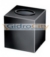 Салфетница кубическая BLACK черная с хромированным ободком Windisch 87704NCR