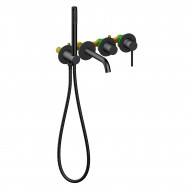 Смеситель встроенный для ванны с душем Timo Saona черный (2314/03YSM) Смеситель встроенный для ванны с душем Timo Saona черный (2314/03YSM)