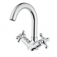 Смеситель Rossinka для раковины с поворотным изливом (H02-64) Смеситель Rossinka для раковины с поворотным изливом (H02-64)