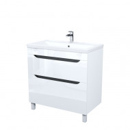 Тумба с умывальником, напольная, 80 см, белый, Ray, IDDIS, RAY80WFi95K Тумба с умывальником, напольная, 80 см, белый, Ray, IDDIS, RAY80WFi95K