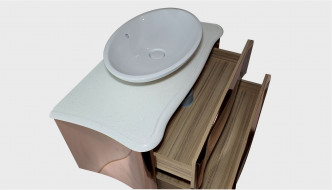 Мебель для ванной "Bullion" premium (под заказ) Мебель для ванной "Bullion" premium (под заказ)